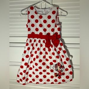 Disney Minnie Mouse red polka dot dress